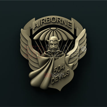 US ARMY, 504th INFANTRY REGIMENT 3D STL 3DWave